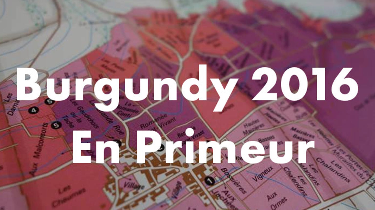 Burgundy 2016 En Primeur: Early Opinions